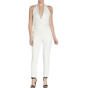 Elegant White Halter Jumpsuit